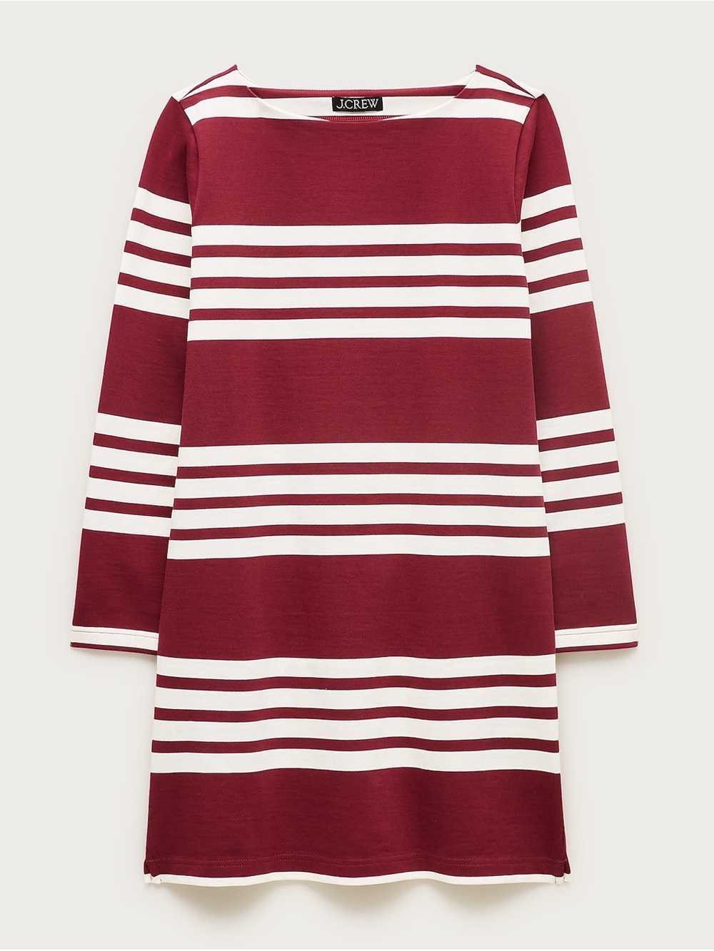 J. Crew Long-sleeve mini dress in striped mariner cloth size S NWT